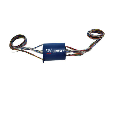 Analog ve Dijital Sinyal İletimi için IP54 Korumalı 24 Devreli 500VAC/DC Delikten Geçmeli Kayma Halkası