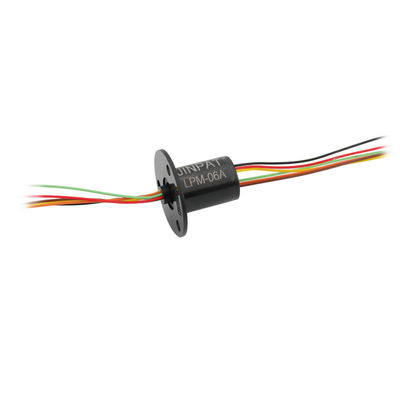 300RPM Minyatür Kapsül Kayma Halkası 6 Devre 2A IP40, Entegre yapı tasarımı
