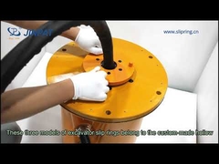 İnşaat Makineleri İçin Delikli Kayma Halkaları IP65 36VDC